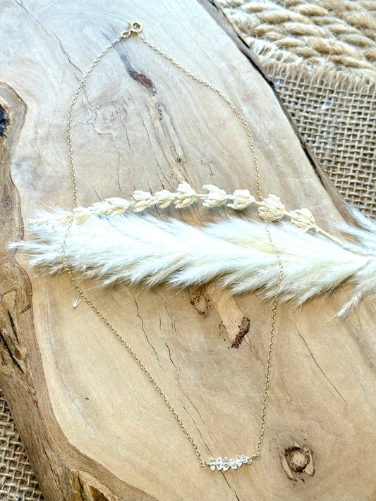 Herkimer Diamond + Gold Filled Necklace
