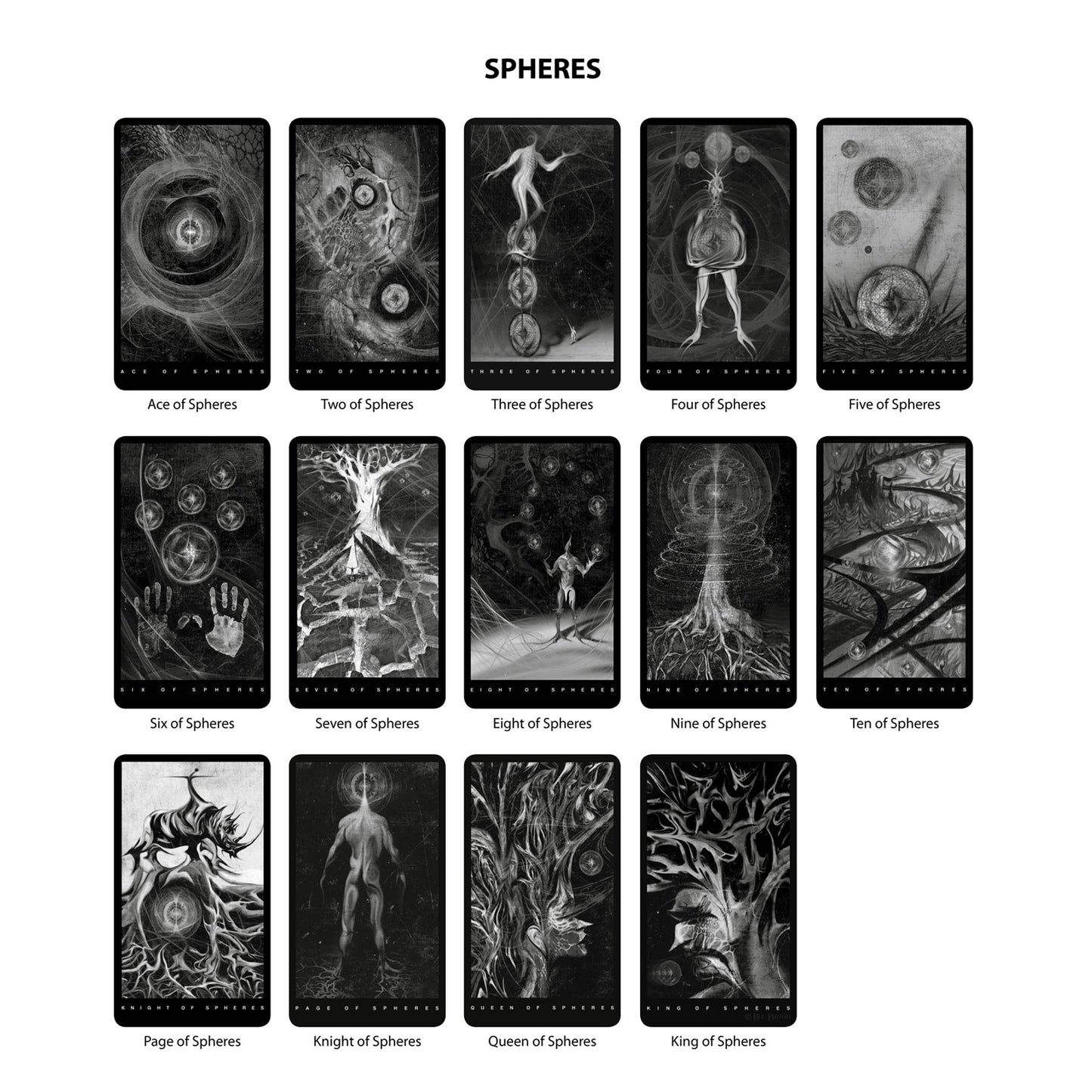 Black Tarot Modern Tarot Cards Deck