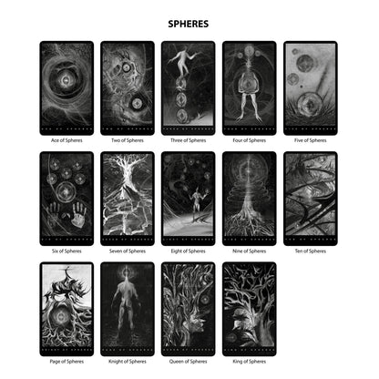 Black Tarot Modern Tarot Cards Deck