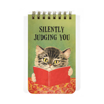 Silently Judging You - 3x5 Spiral Memo Notepad