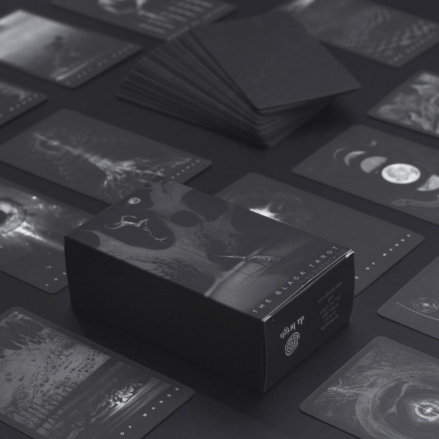 Black Tarot Modern Tarot Cards Deck
