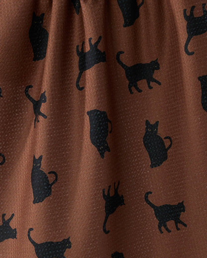 Geometry Tea Towel - Witch's Cat