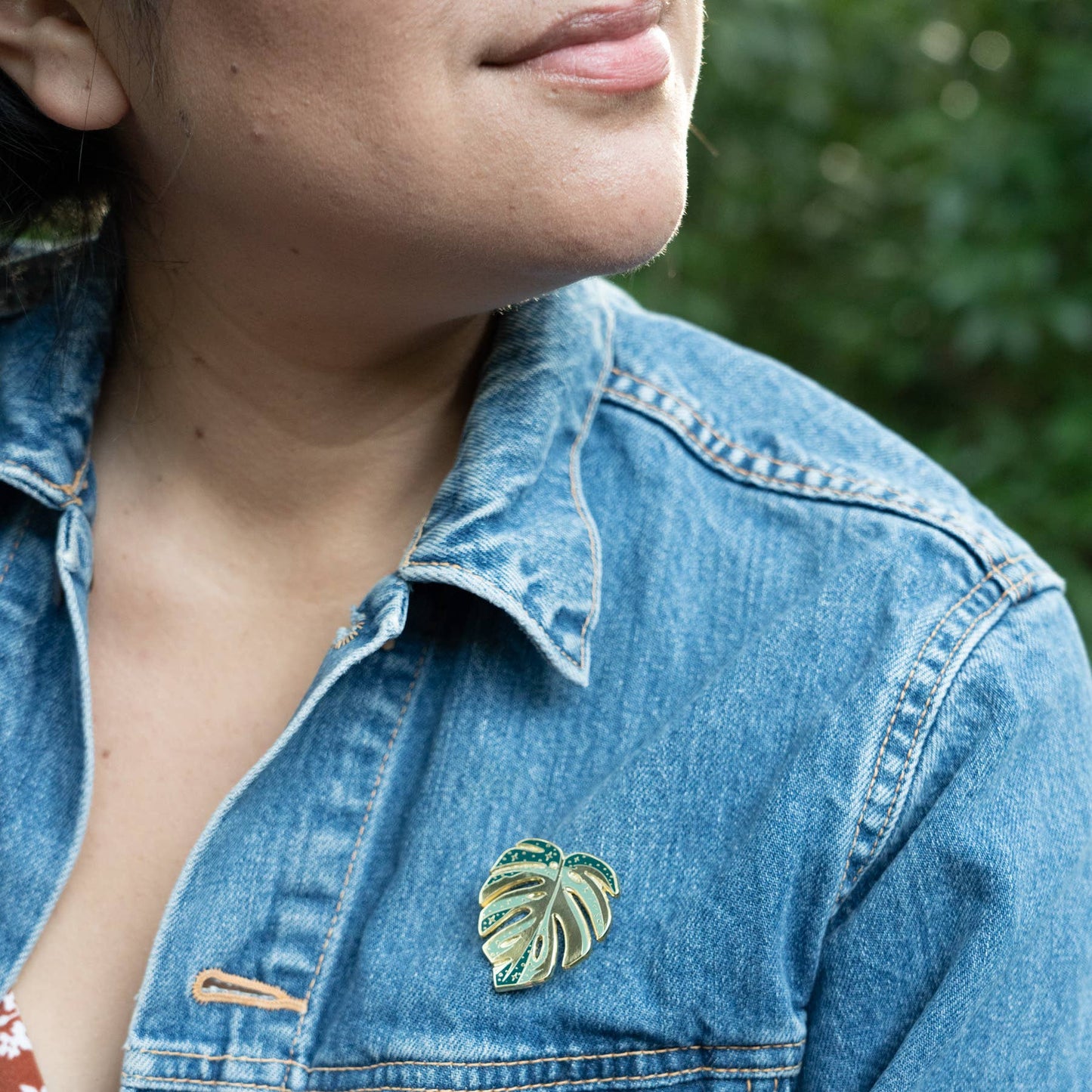 Variegated Monstera 'Thai Constellation' Plant Pin