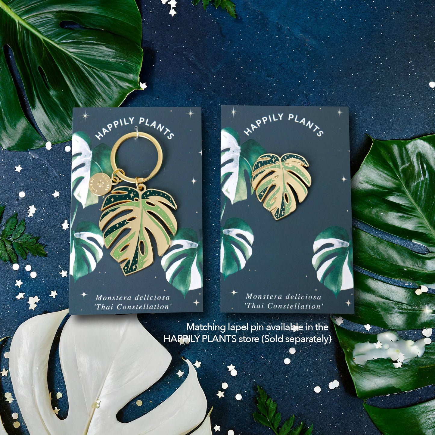 Variegated Monstera 'Thai Constellation' Plant Pin