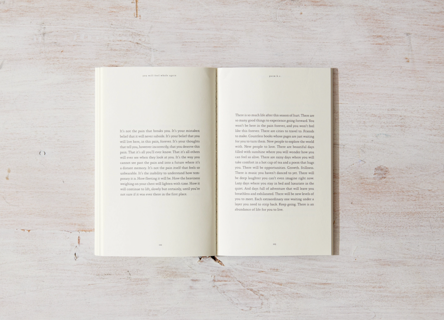 You Will Feel Whole Again