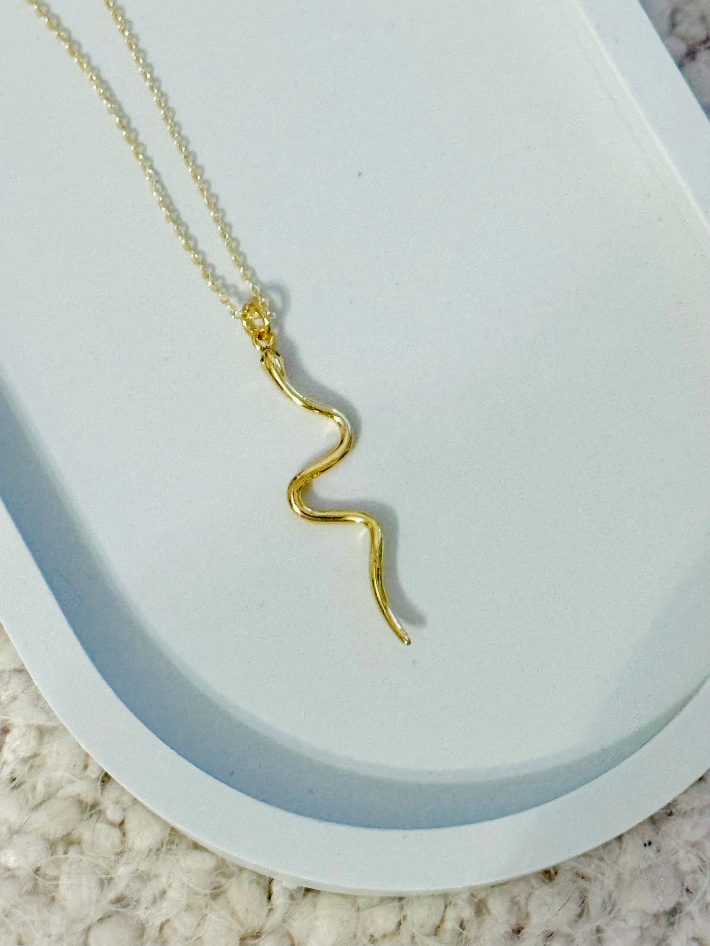 Gold Snake Necklace