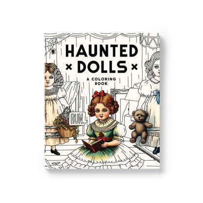 Brass Monkey Haunted Dolls Coloring Book