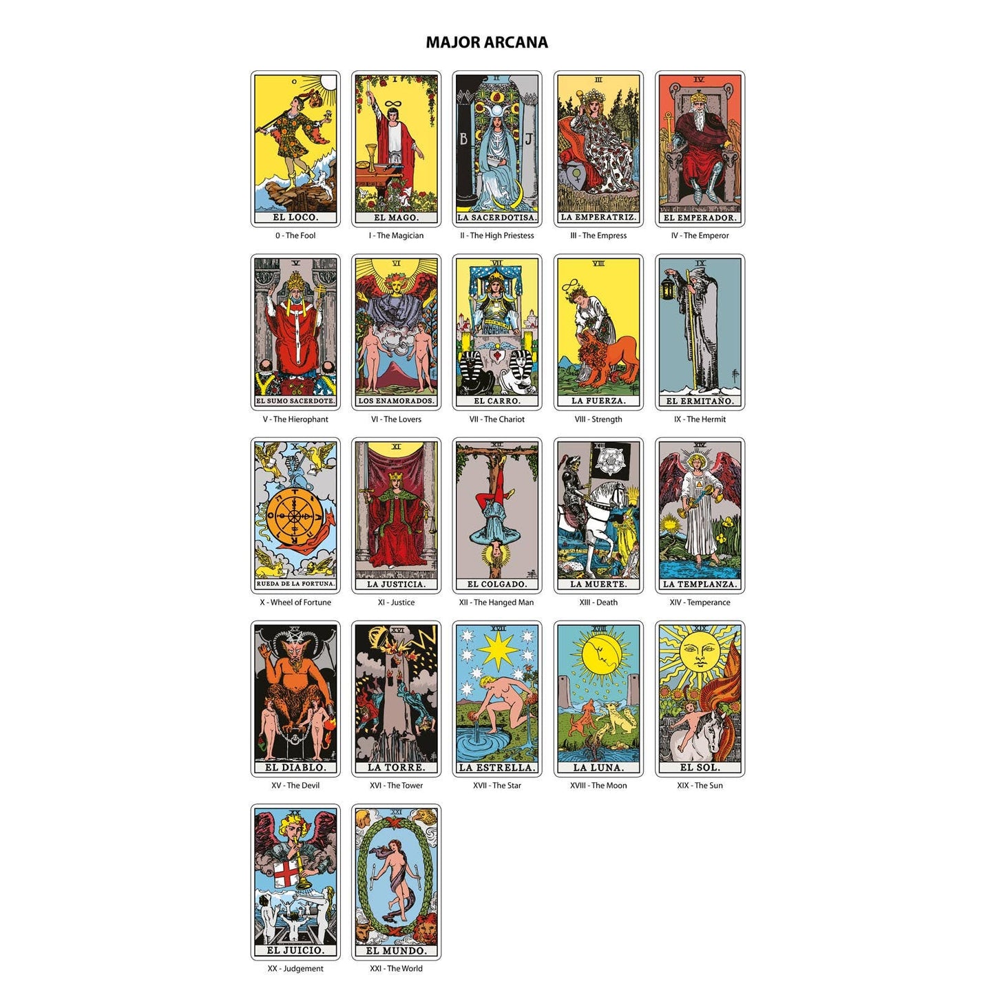 Spanish Edition - The Original Tarot Cards Deck