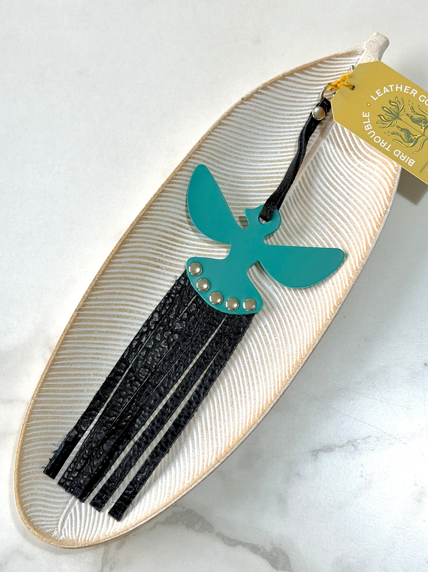 Bird Trouble Bird Bag Charm