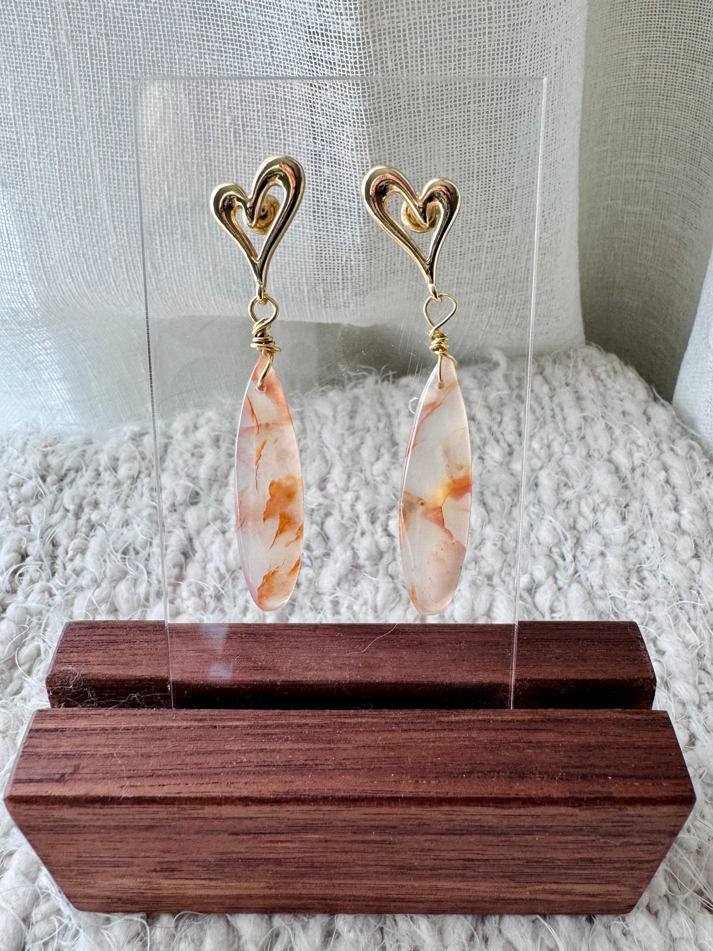 Hearts on Fire Gold Heart Earrings