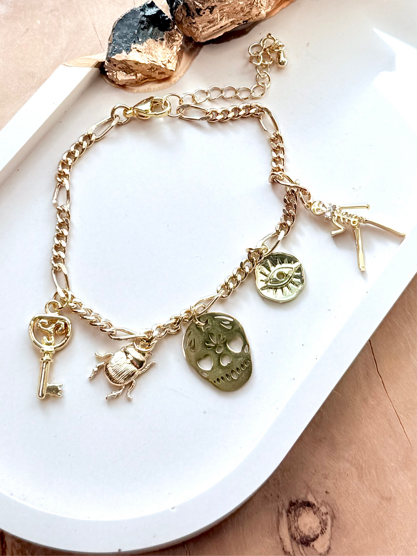 Witchy Gold Chain Bracelet