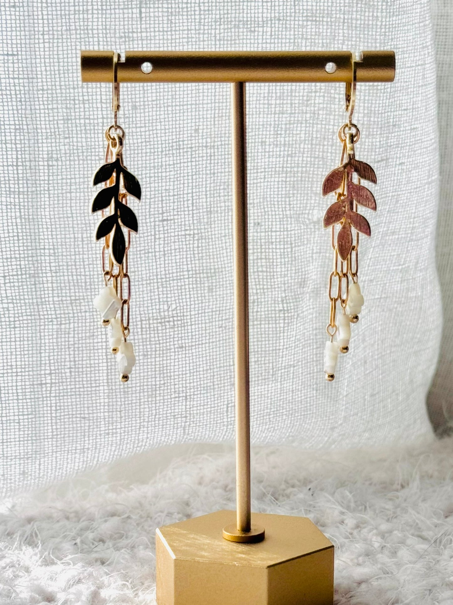 Botanical Gold Leaf Earrings