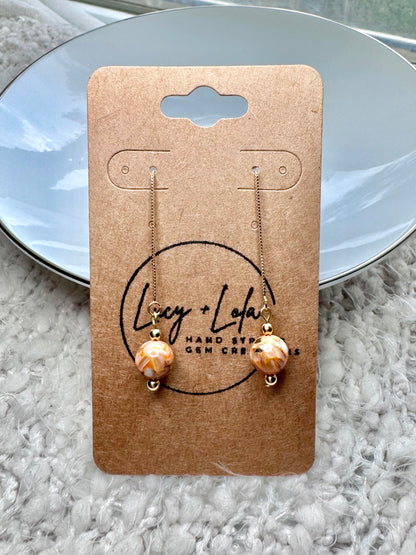 Gold Thread Earrings