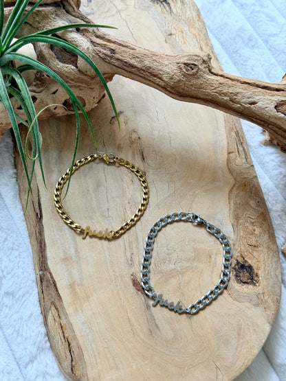 Stainless Steel Fuck Bracelet