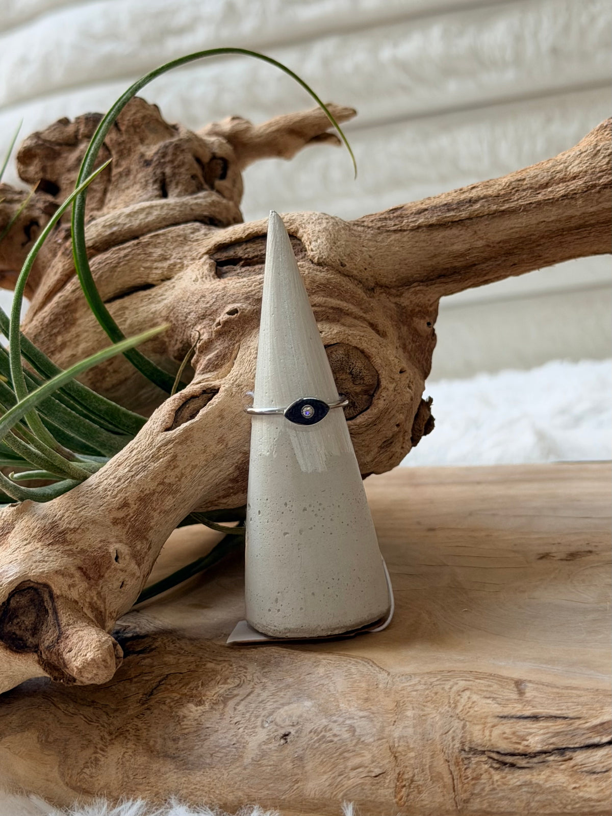 Stainless Steel Evil Eye Ring