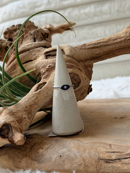 Stainless Steel Evil Eye Ring