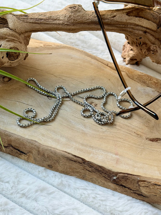 Silver Venetian Glasses Strap