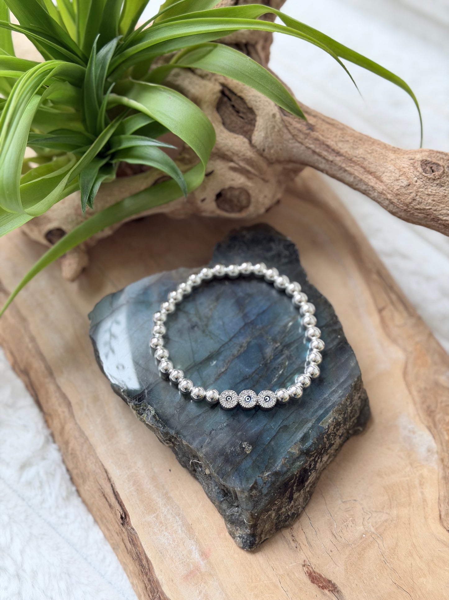 Evil Eye Trio Bracelet