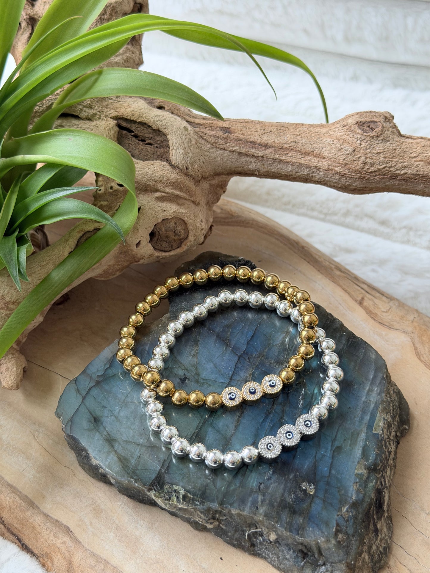 Evil Eye Trio Bracelet
