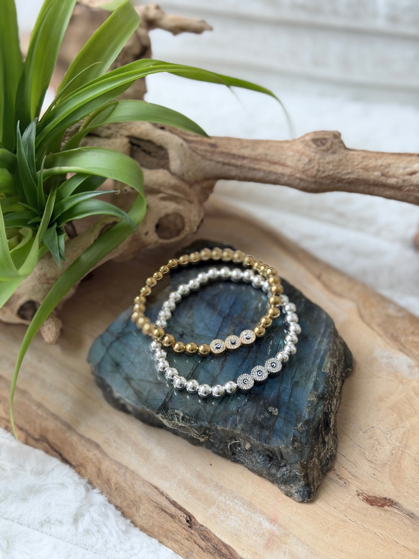 Evil Eye Trio Bracelet
