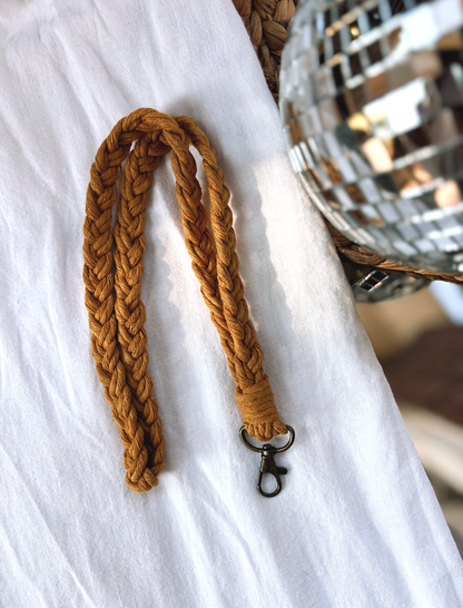 Boho Lanyard + Badge ID Holder
