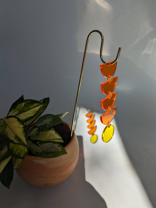Orange + Yellow Sunrise Plant Jewelry