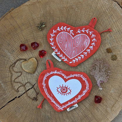 Heart Zippered pouch