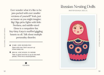 Tchotchkes and their F*cked-Up Thoughts by Elisabeth Saake