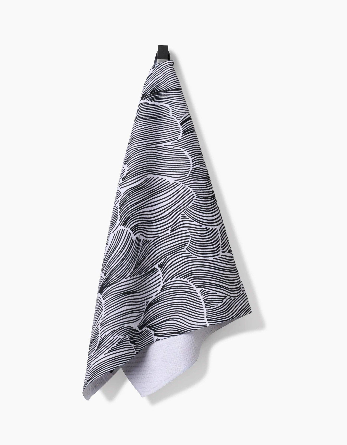 Geometry Tea Towel - Posh Petals Fresh Linen
