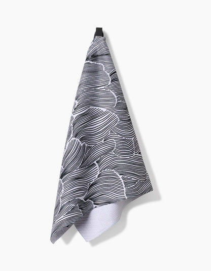 Geometry Tea Towel - Posh Petals Fresh Linen
