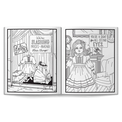 Brass Monkey Haunted Dolls Coloring Book