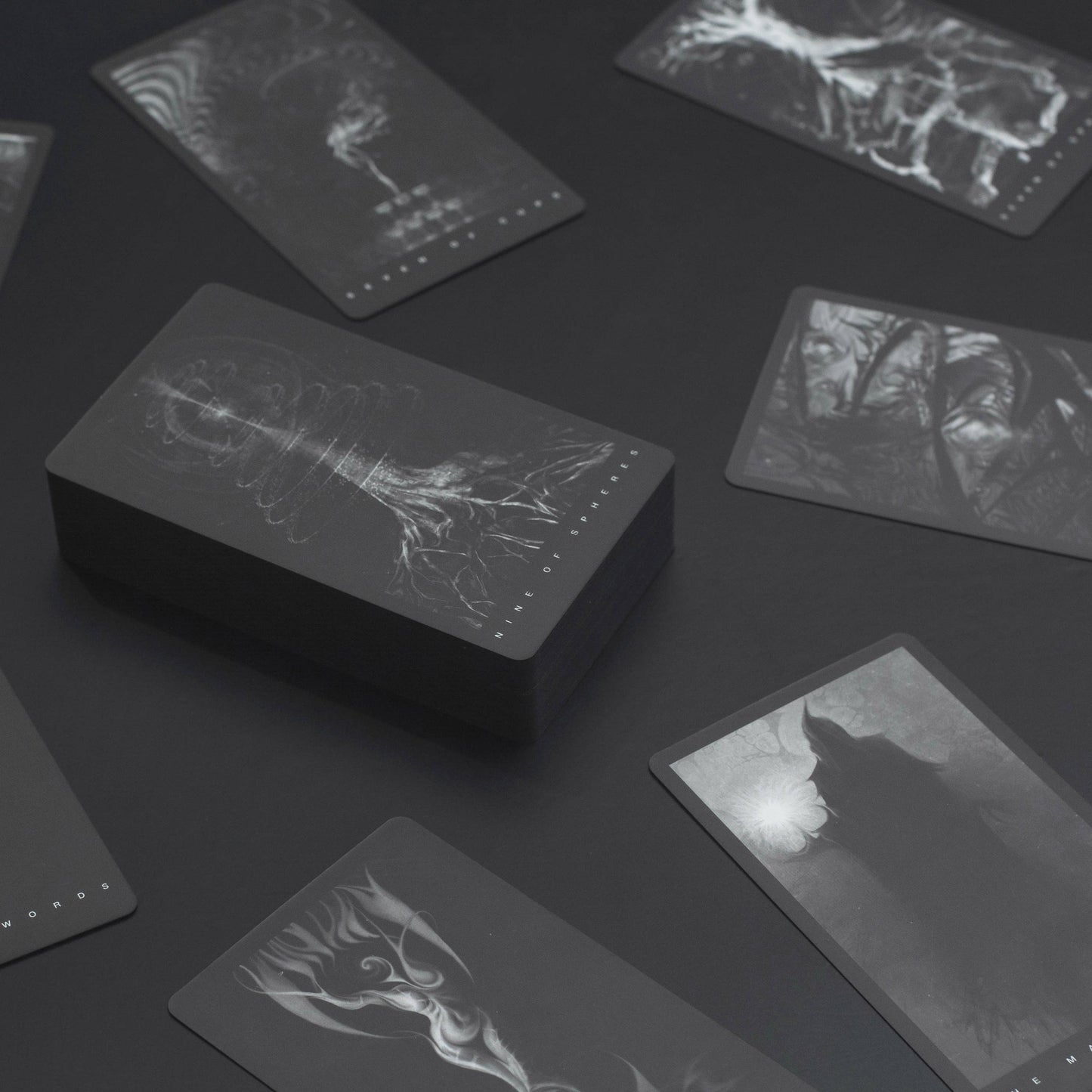Black Tarot Modern Tarot Cards Deck