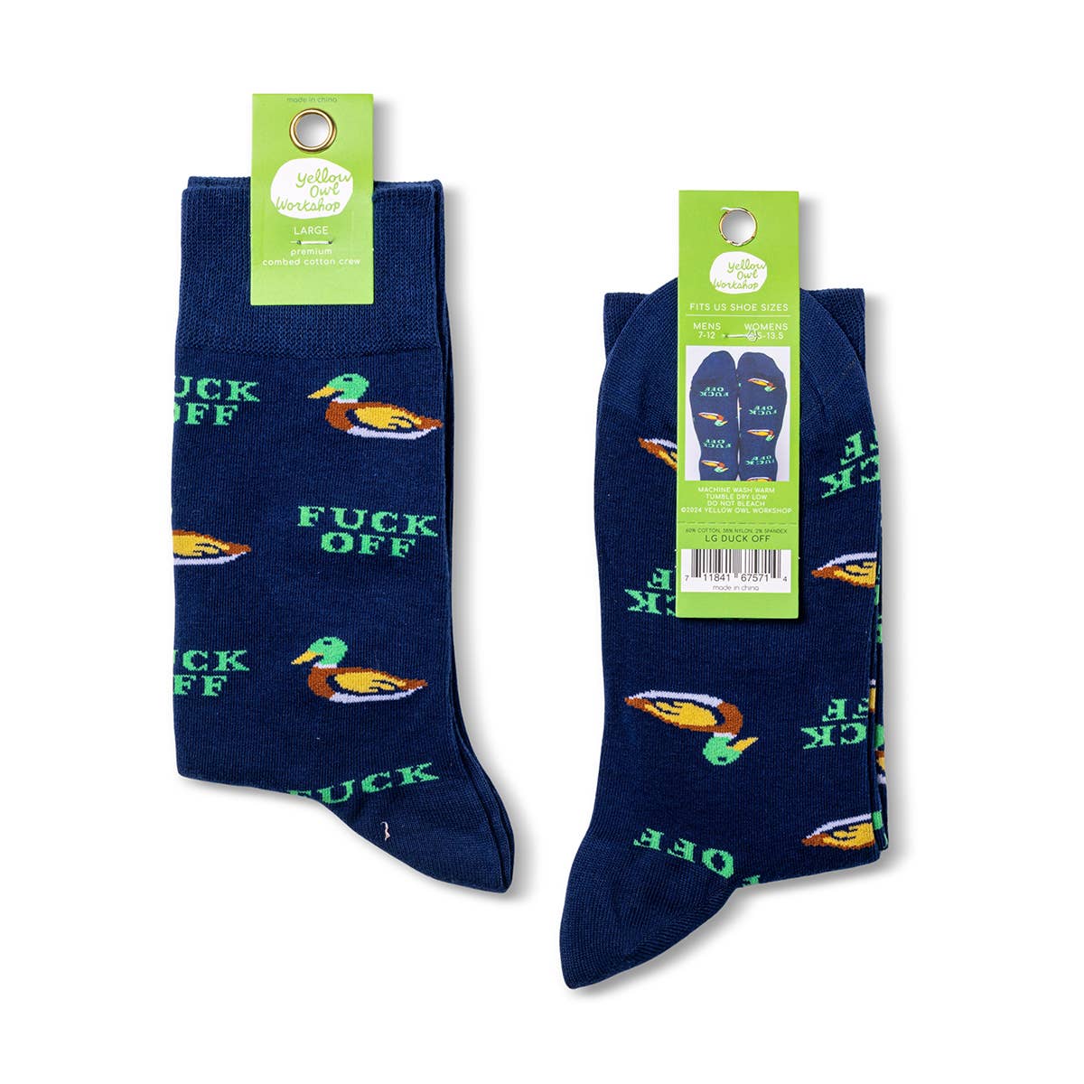 Mallard - Duck Off Crew Socks