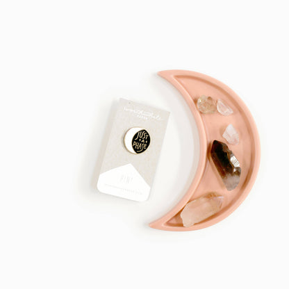 Just a Phase Moon Enamel Pin