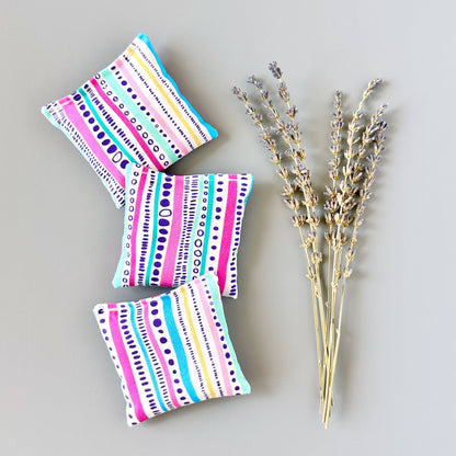 Set of 3 Organic Lavender Sachets