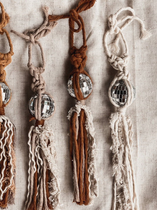 Disco Ball Car Charm