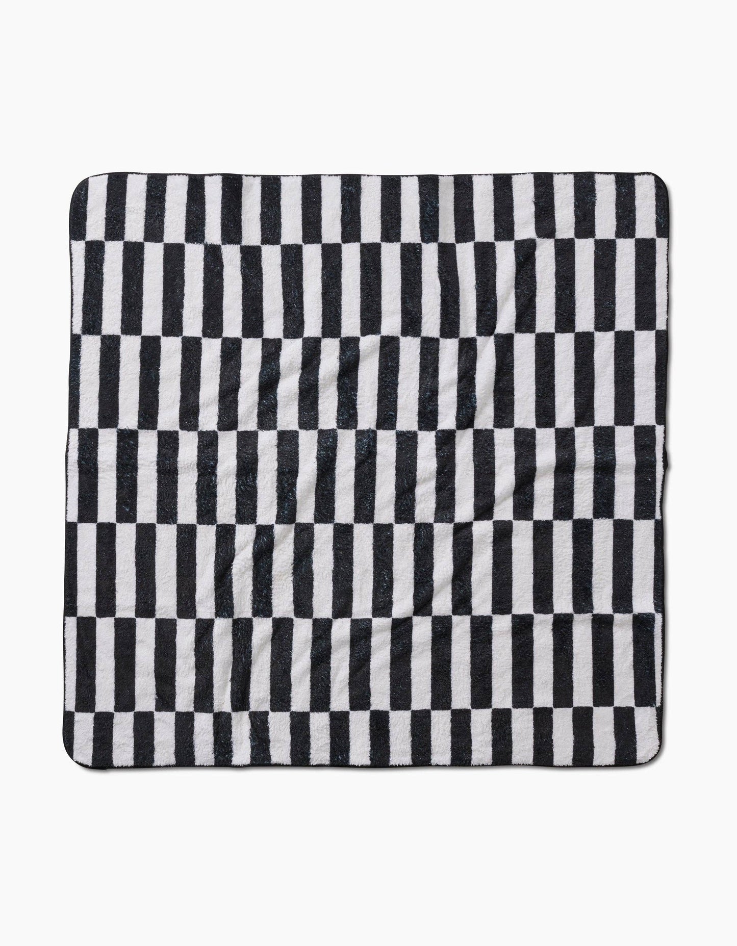 Long Check Plush Towel