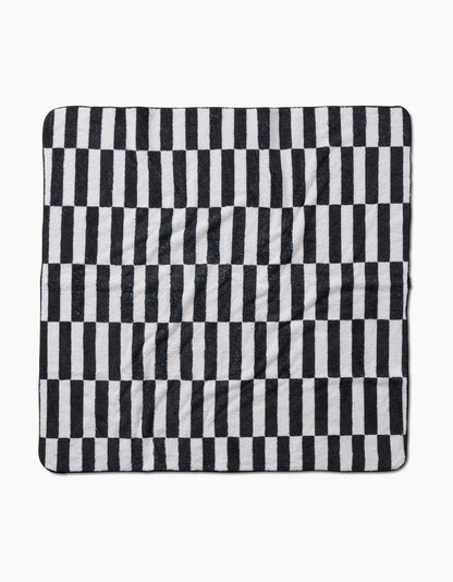 Long Check Plush Towel