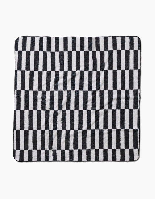 Long Check Plush Towel
