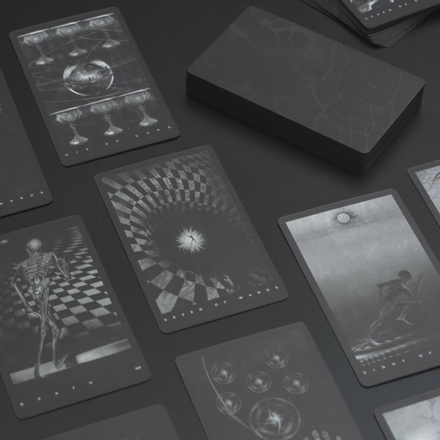 Black Tarot Modern Tarot Cards Deck