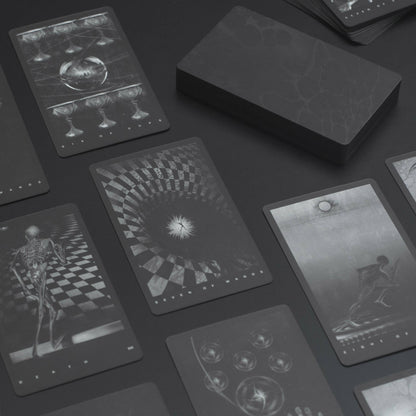 Black Tarot Modern Tarot Cards Deck