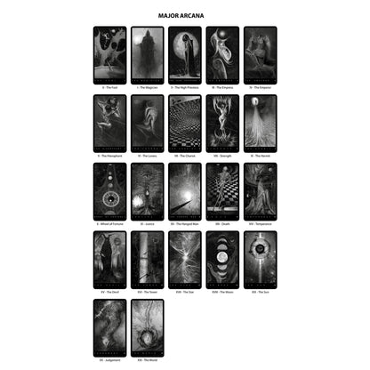 Black Tarot Modern Tarot Cards Deck