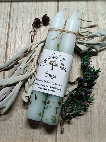 Sage - Herbal Intention Candles