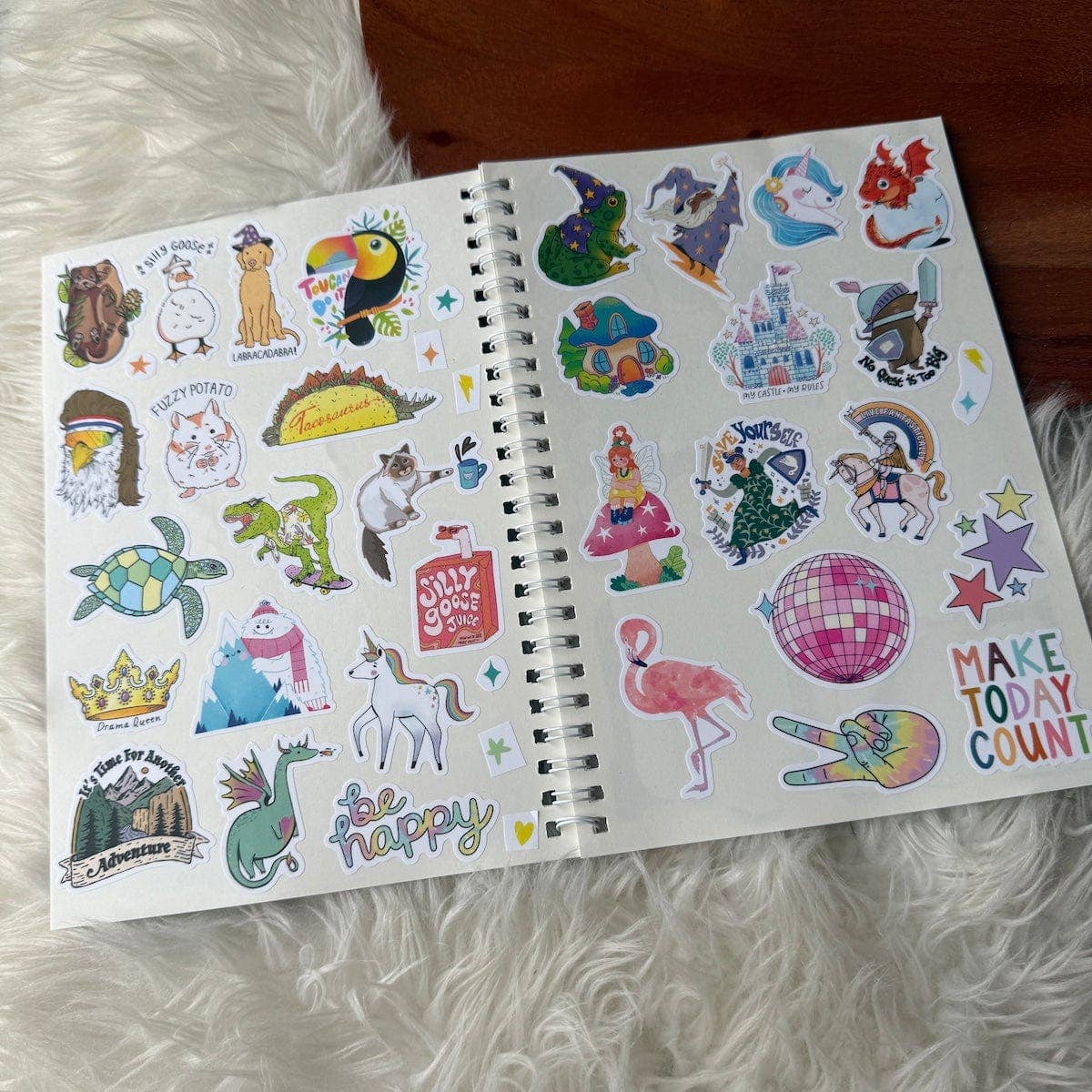 The Unused Sticker Book