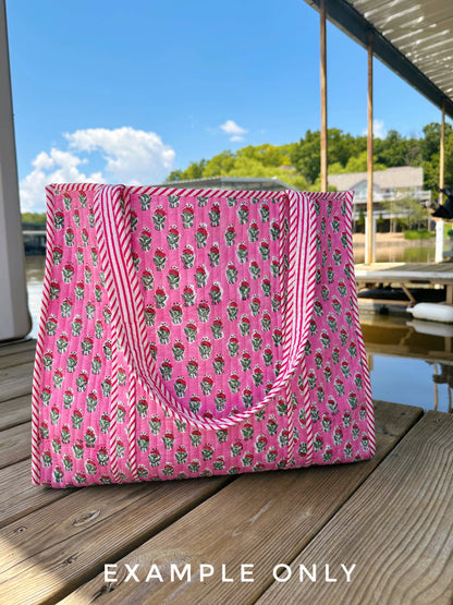 Purple Tiger Tote Bag