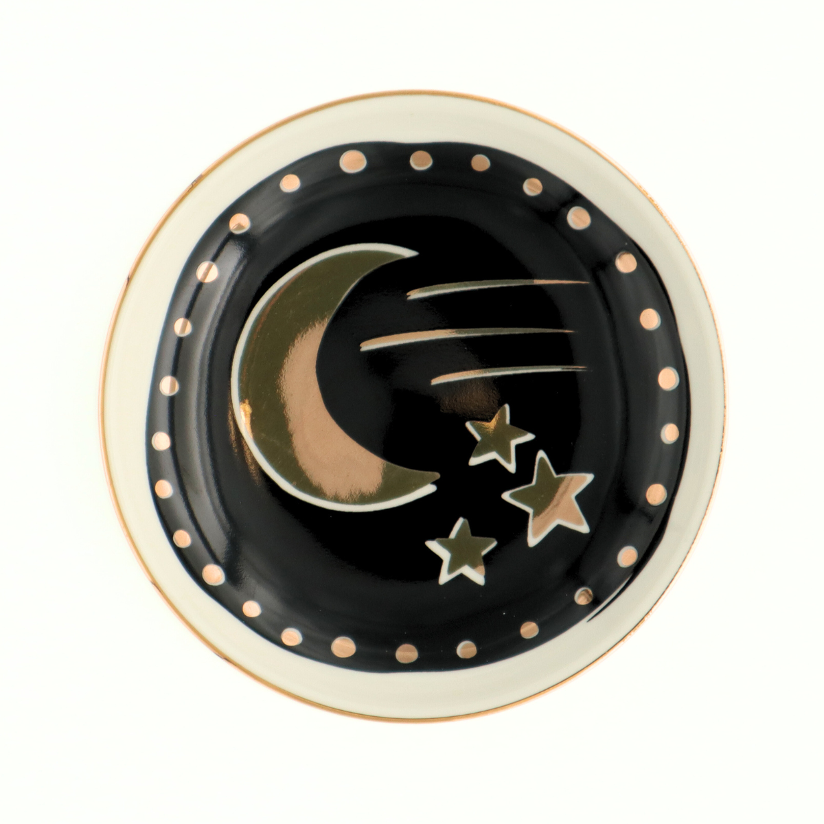 Gold Moon and Stars - Trinket Tray