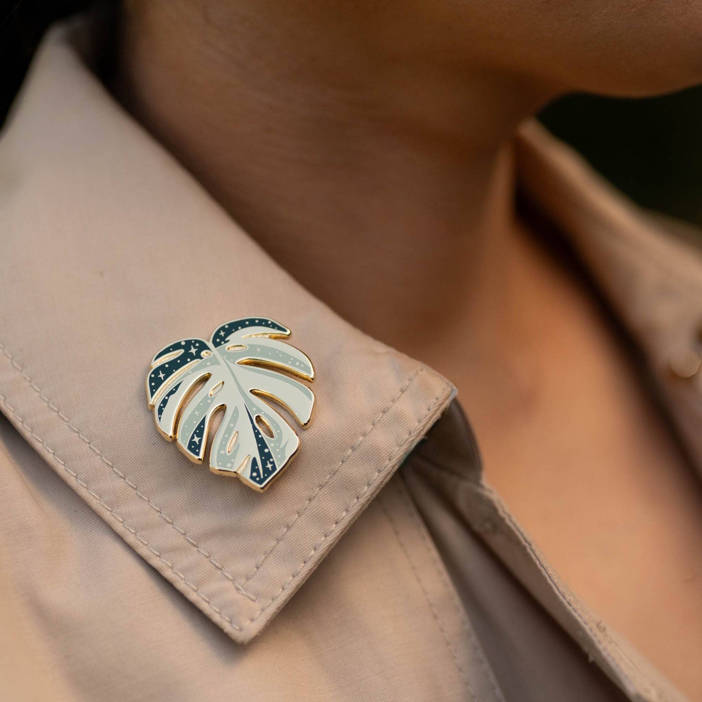 Variegated Monstera 'Thai Constellation' Plant Pin