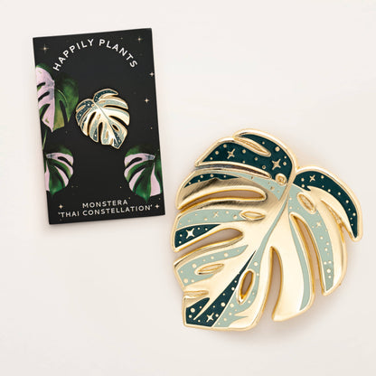 Variegated Monstera 'Thai Constellation' Plant Pin