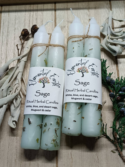 Sage - Herbal Intention Candles