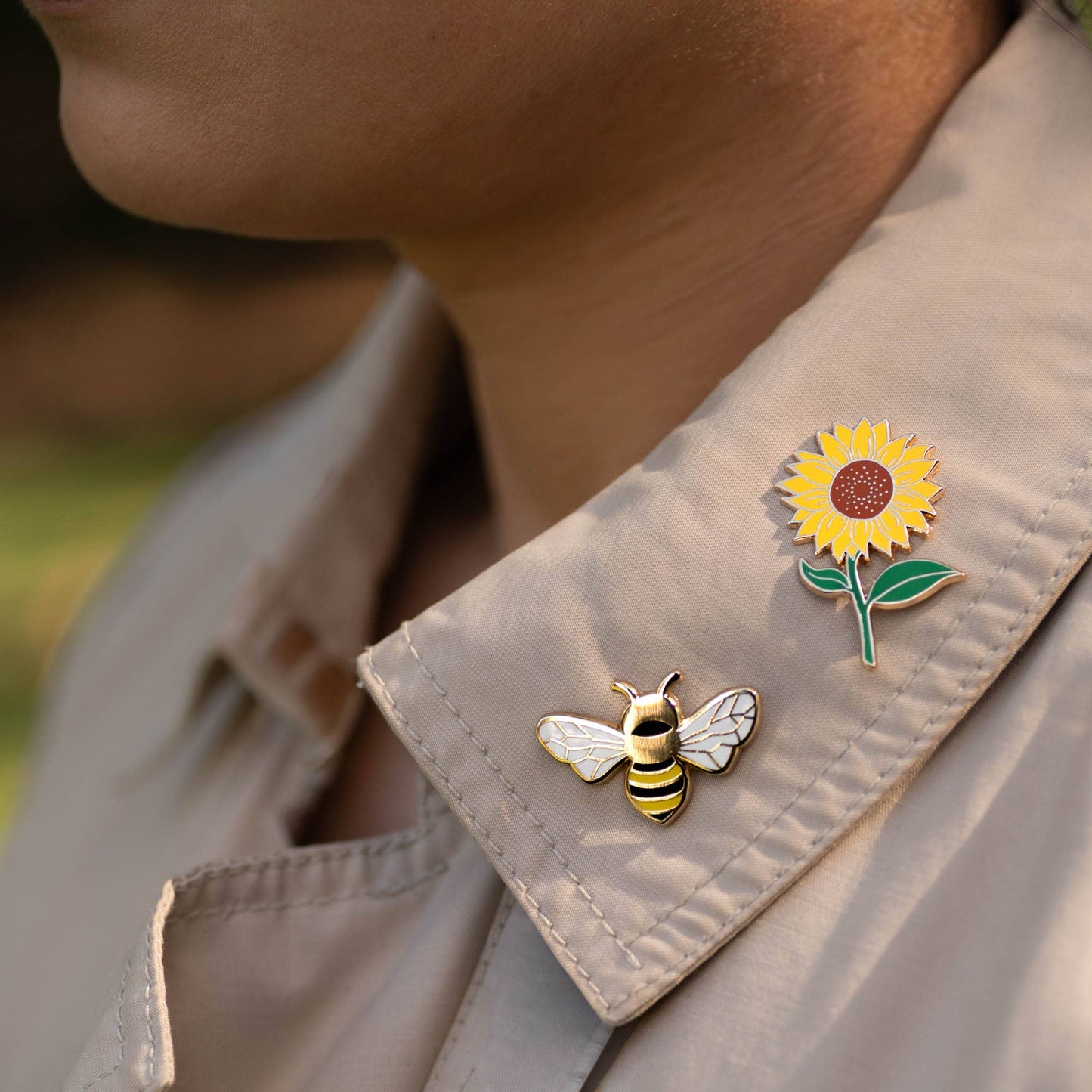 Queen Honey Bee Pin